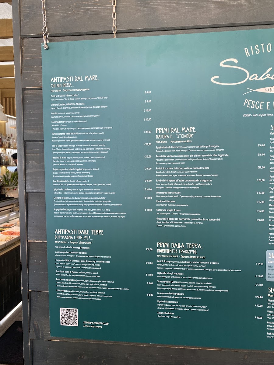 Menu Sabbioni Pizza & Restaurant-1