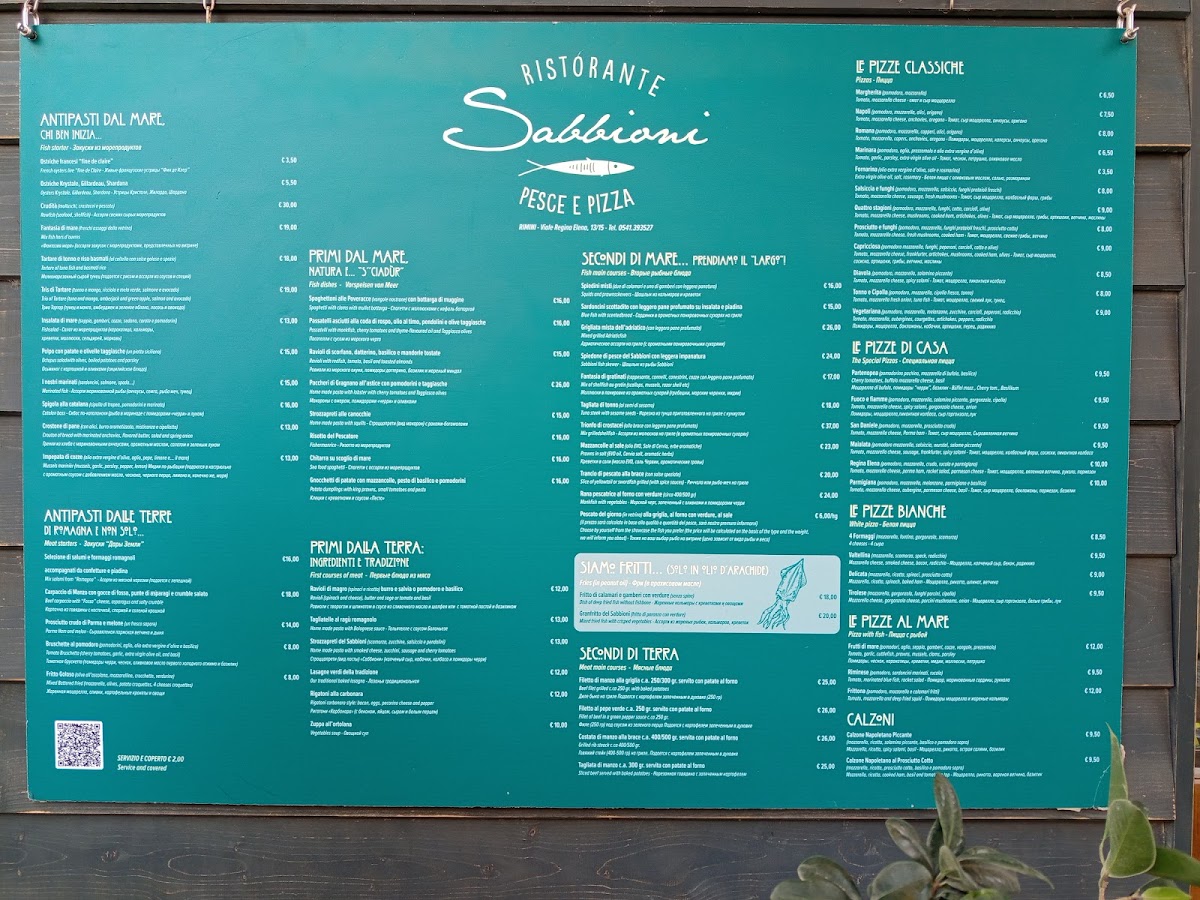 Menu Sabbioni Pizza & Restaurant-2