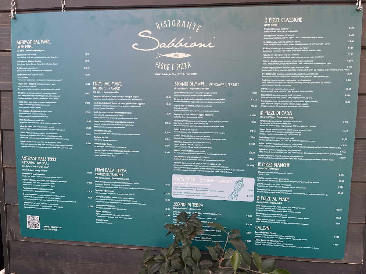 Menu Sabbioni Pizza & Restaurant-4